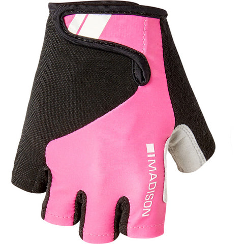 Keirin women's mitts, pink glo X-small