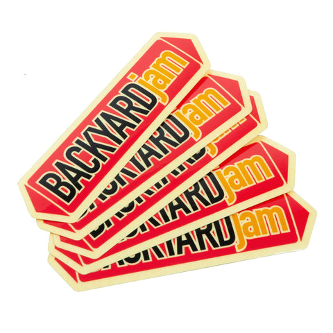 Backyard Jam Stickers - 5 Assorted
