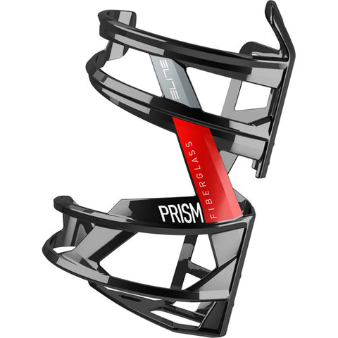 Prism left hand side entry, gloss black / red