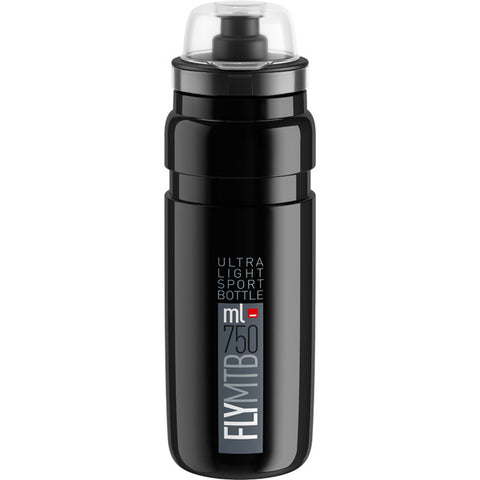 Fly MTB, black with grey logo 750 ml