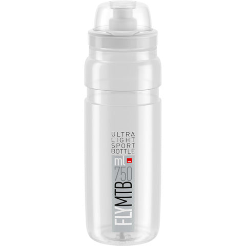 Fly MTB, clear with grey logo 750 ml