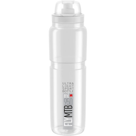 Fly MTB, clear with grey logo 950 ml