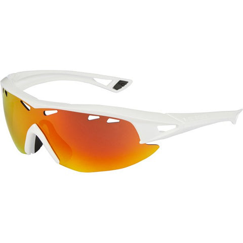 Recon glasses 3 pack - gloss white frame, fire mirror/amber/clear lens