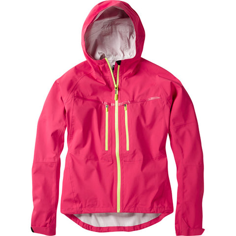 Zena women's waterproof jacket, rose red size 8