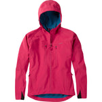 Zena women's softshell jacket, rose red size 14