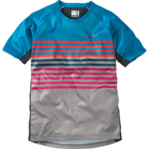 Zen youth short sleeve jersey, china blue / cloud grey age 11 - 12