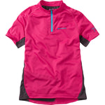 Trail youth short sleeved jersey, bright berry age 11 - 12