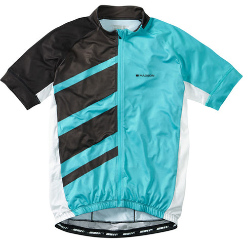 Sportive Race men's short sleeve jersey, blue curaco / black small