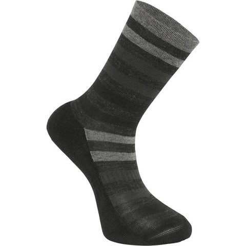 Isoler Merino 3-season sock - black fade - large 43-45