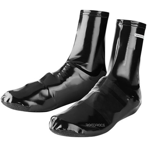 RoadRace PU Lycra aero overshoes, black XX-large