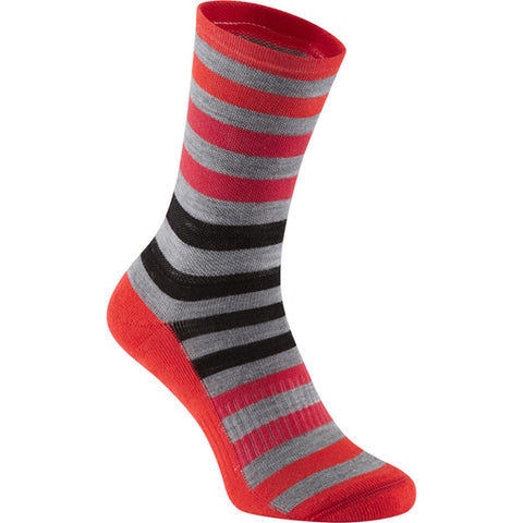 Isoler Merino 3-season sock, red fade X-large 46-48