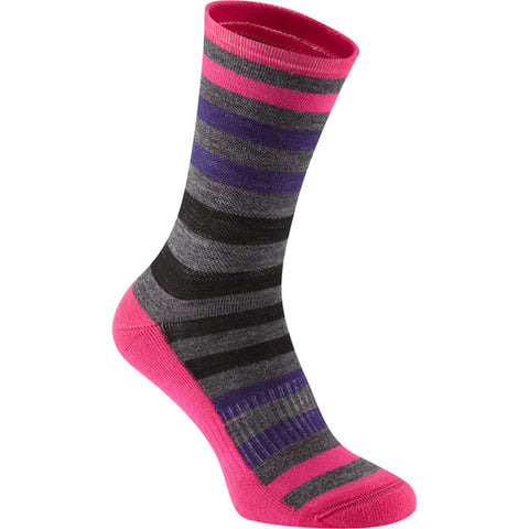 Isoler Merino 3-season sock - pink pop - medium 40-42