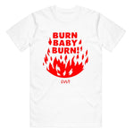 Cult Burn Baby T-Shirt - White | BMX