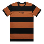 Cult Wide Stripe T-Shirt - Copper / Black | BMX