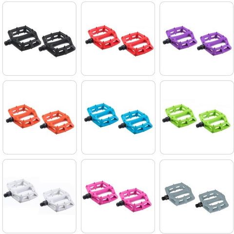 dmr v6 plastic pedals DMR V6 Flat Pedals Set for MTB BMX 9/16" Nylon-reinforced composite – Scuff Wheels