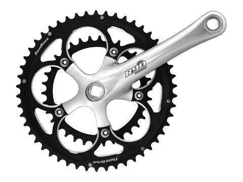 Sunrace FCR9F Chainset: 9 Speed 50/34T 170mm