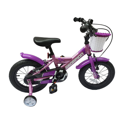 GTS14GP SKORPION 14" PARIS GIRLS BICYCLE : PURPLE