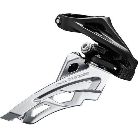 Deore M6000-H triple front derailleur, high clamp, side swing, front pull
