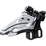 Deore M617-E double front derailleur, E-type, side swing, front pull