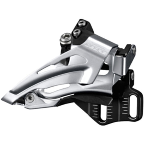 Deore M618-E double front derailleur, E-type, top swing, dual pull