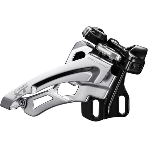 Deore XT M8000-D triple front derailleur, direct mount, side swing, front pull