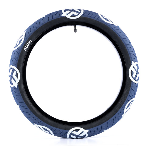 Federal Command LP Tyre - Blue With White Logos and Black Sidewall 2.40"