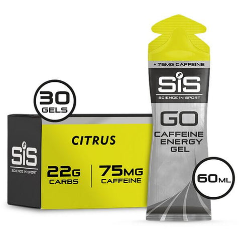 GO Energy + Caffeine Gel - box of 30 gels - citrus