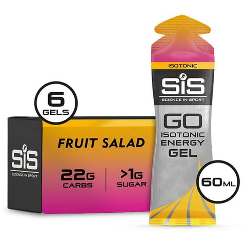 GO Energy Gel multipack - box of 6 gels - fruit salad