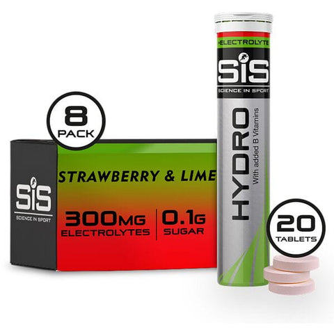 GO Hydro Tablet - 8 tubes - strawberry and lime