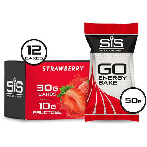 GO Energy Bake - box of 12 bars - strawberry