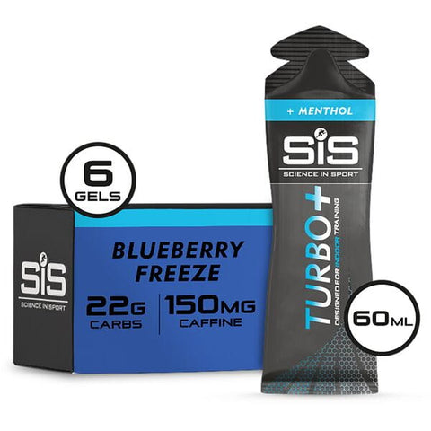 Turbo+ Energy Gel multipack - box of 6 gels - blueberry freeze