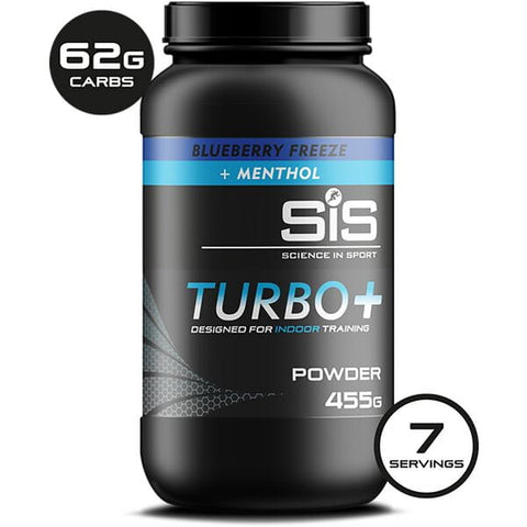 Turbo+ energy drink powder - 455 g tub - blueberry freeze