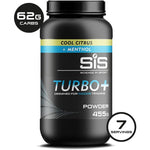 Turbo+ energy drink powder - 455 g tub - cool citrus