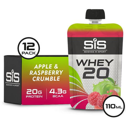 WHEY20 Protein Supplement - Apple and Raspberry Crumble - 110g - Pack of 12