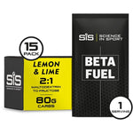 BETA Fuel energy drink powder - box of 15 sachets - lemon and lime