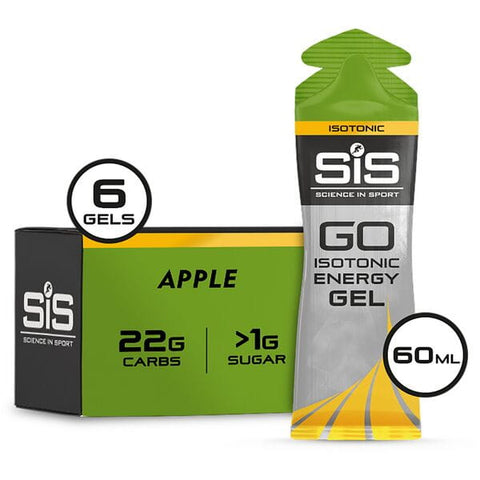 GO Energy Gel multipack - box of 6 gels - apple