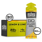 GO Isotonic Energy Gel - box of 30 gels - lemon / lime