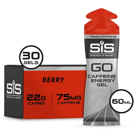 GO Energy + Caffeine Gel - box of 30 gels - berry