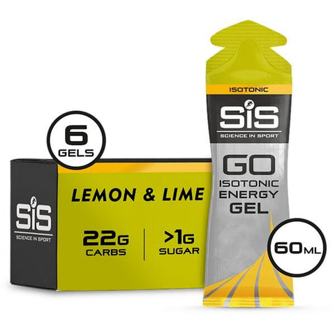 GO Energy Gel multipack - box of 6 gels - lemon lime
