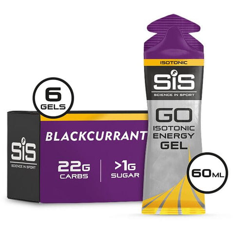 GO Energy Gel multipack - box of 6 gels - blackcurrant