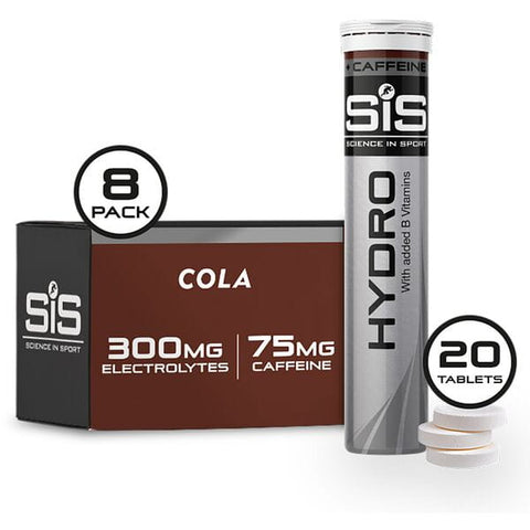 GO Hydro Tablet - 8 tubes - cola + caffeine