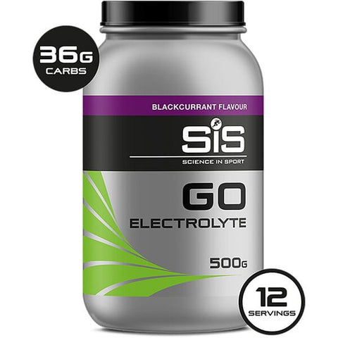 GO Electrolyte drink powder - 500 g tub - blackcurrant