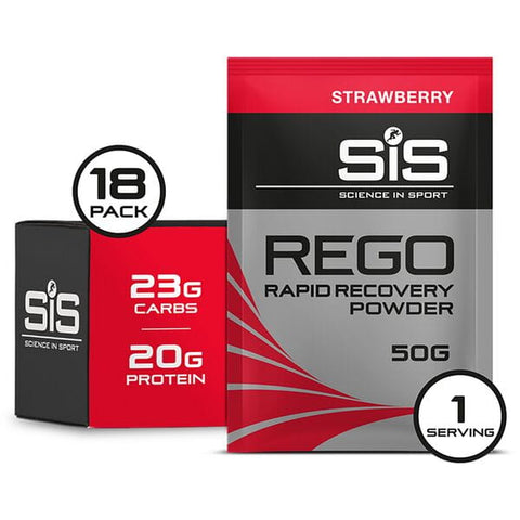 REGO Rapid Recovery drink powder - box of 18 sachets - strawberry