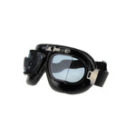 Aviator Goggles Retro Angled Lens G002 Black One