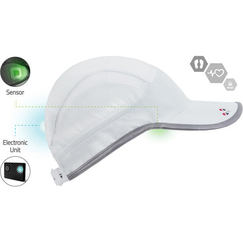 Hat with ANT+ and Bluetooth 4.0 White Silver