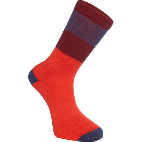 Alpine MTB sock, true red / ink navy large 43-45