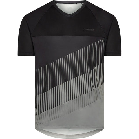 Zenith men's short sleeve jersey, black / castle grey small