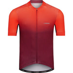 Sportive men's short sleeve jersey, classy burgundy / chilli red small