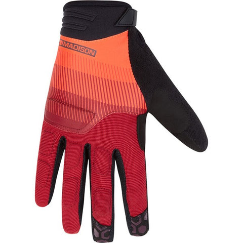 Zenith men's gloves, blood red / chilli red large