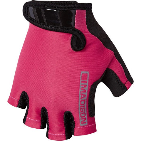 Tracker kid's mitts, bright berry large